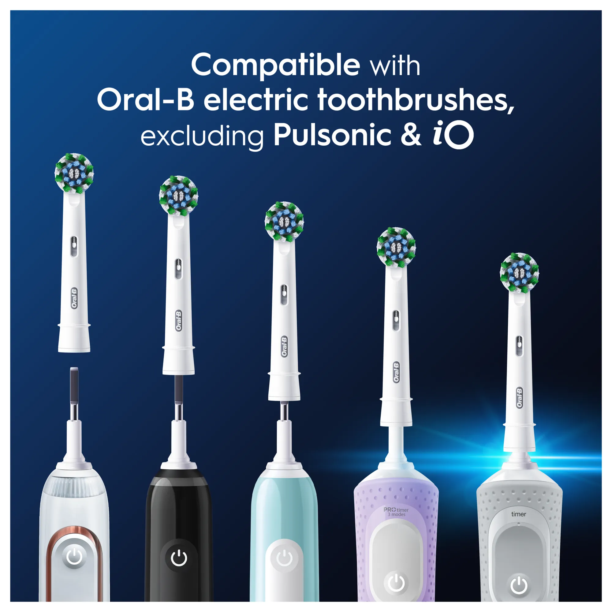 ORAL B CROSS ACTION REFILL HEADS 2 PACK