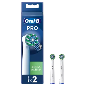 ORAL B CROSS ACTION REFILL HEADS 2 PACK
