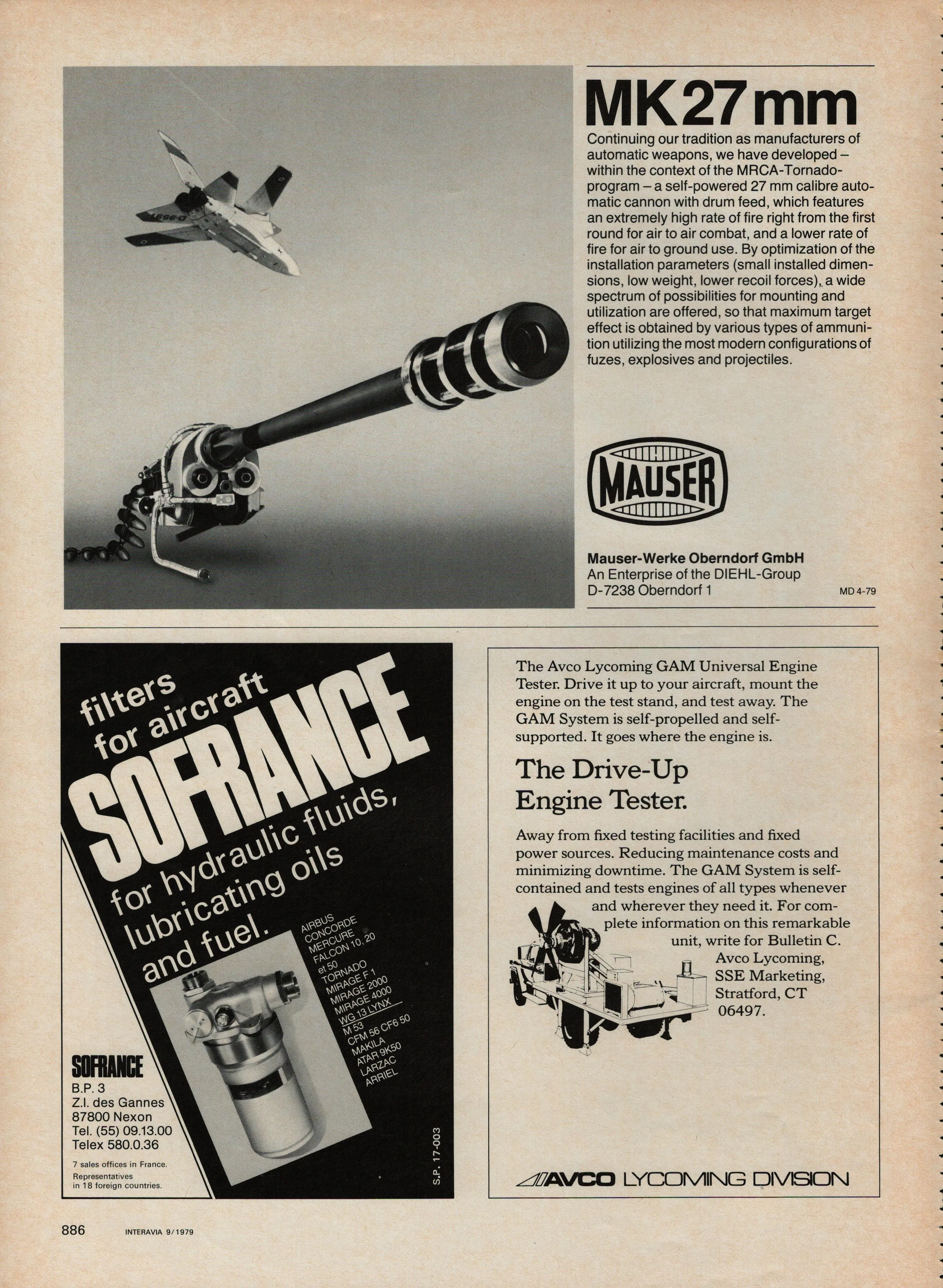 ORIGINAL VINTAGE PRINT ADS - WEAPON SYSTEMS
