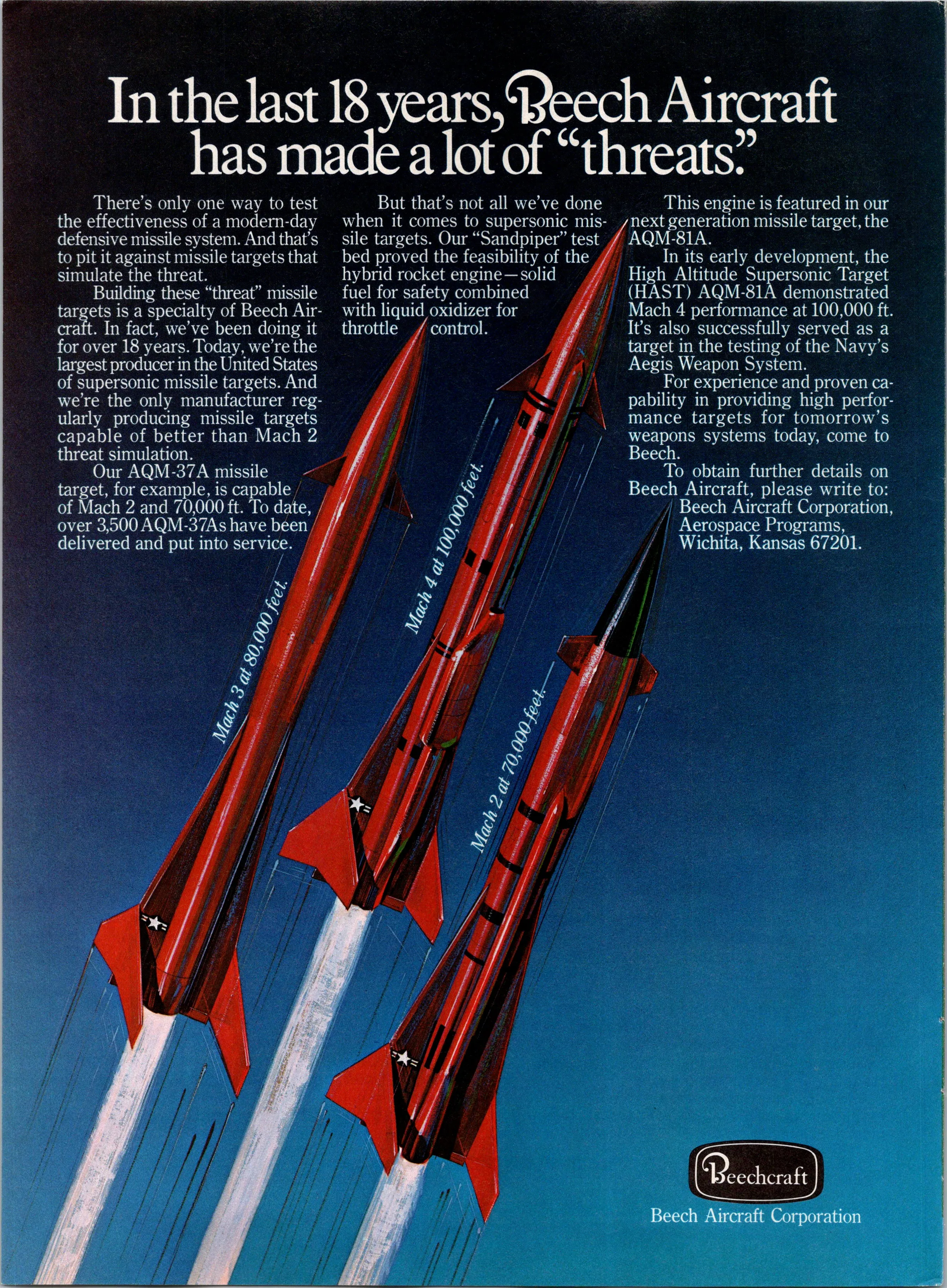 ORIGINAL VINTAGE PRINT ADS - WEAPON SYSTEMS