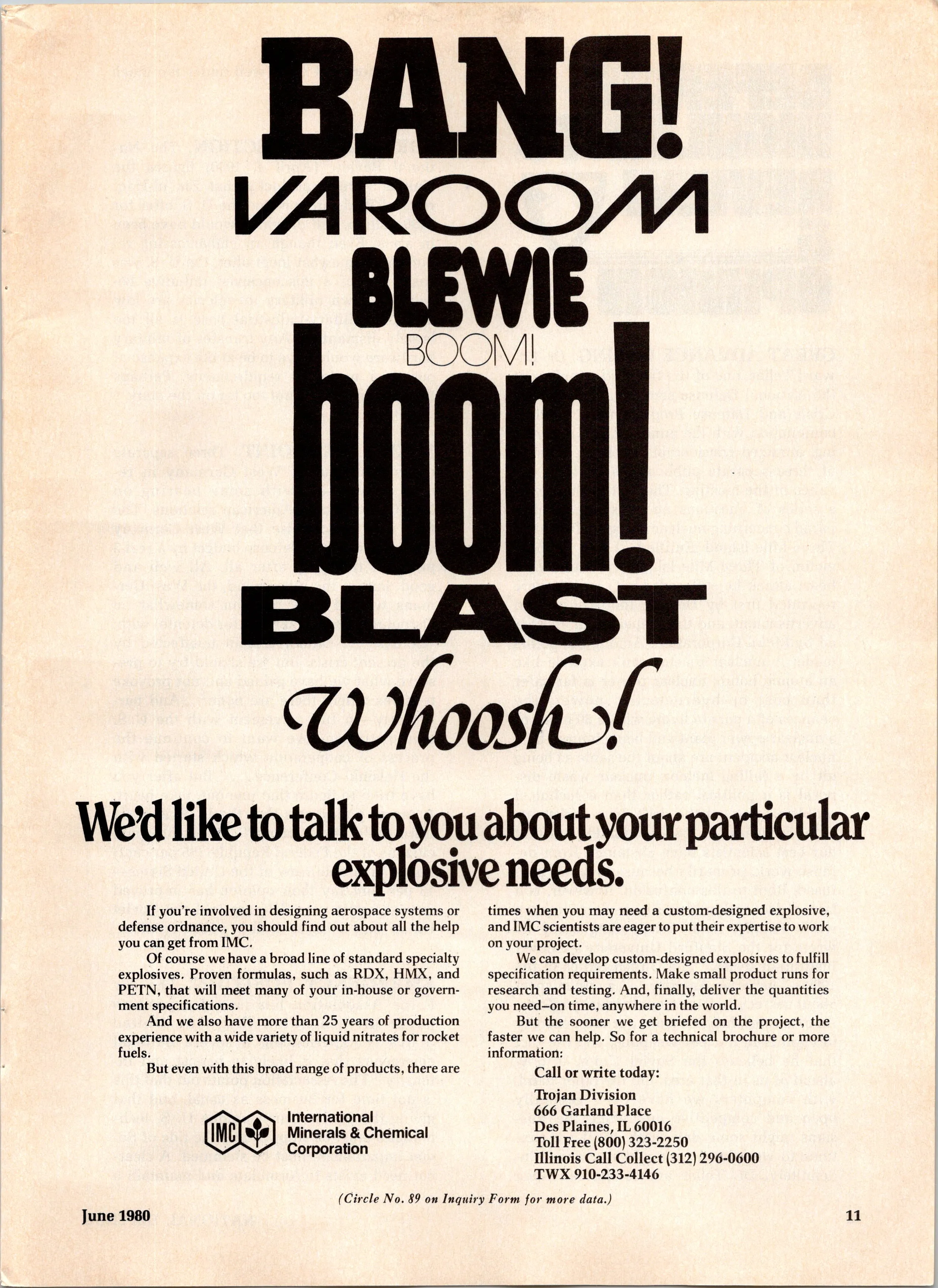 ORIGINAL VINTAGE PRINT ADS - WEAPON SYSTEMS