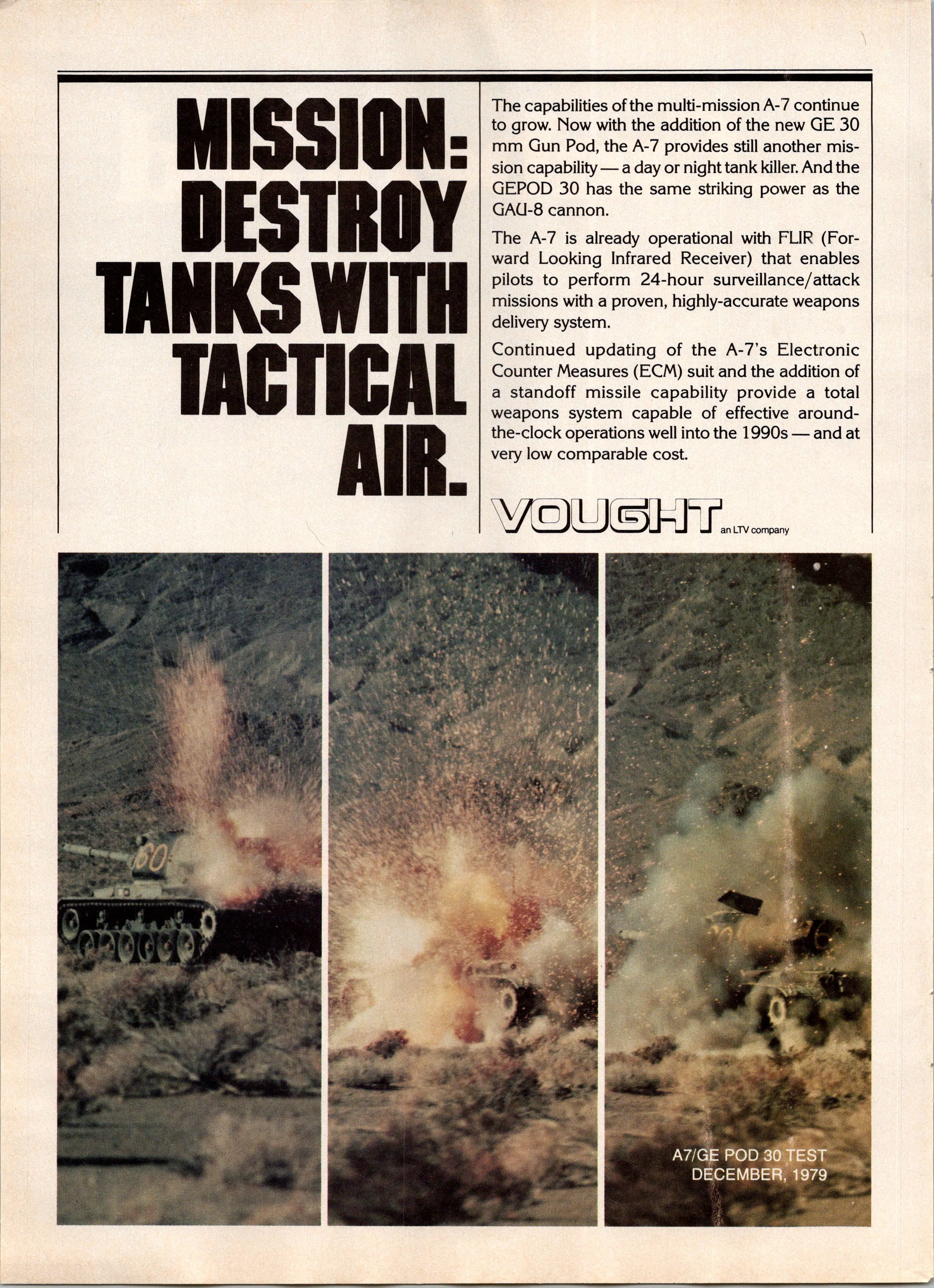 ORIGINAL VINTAGE PRINT ADS - WEAPON SYSTEMS