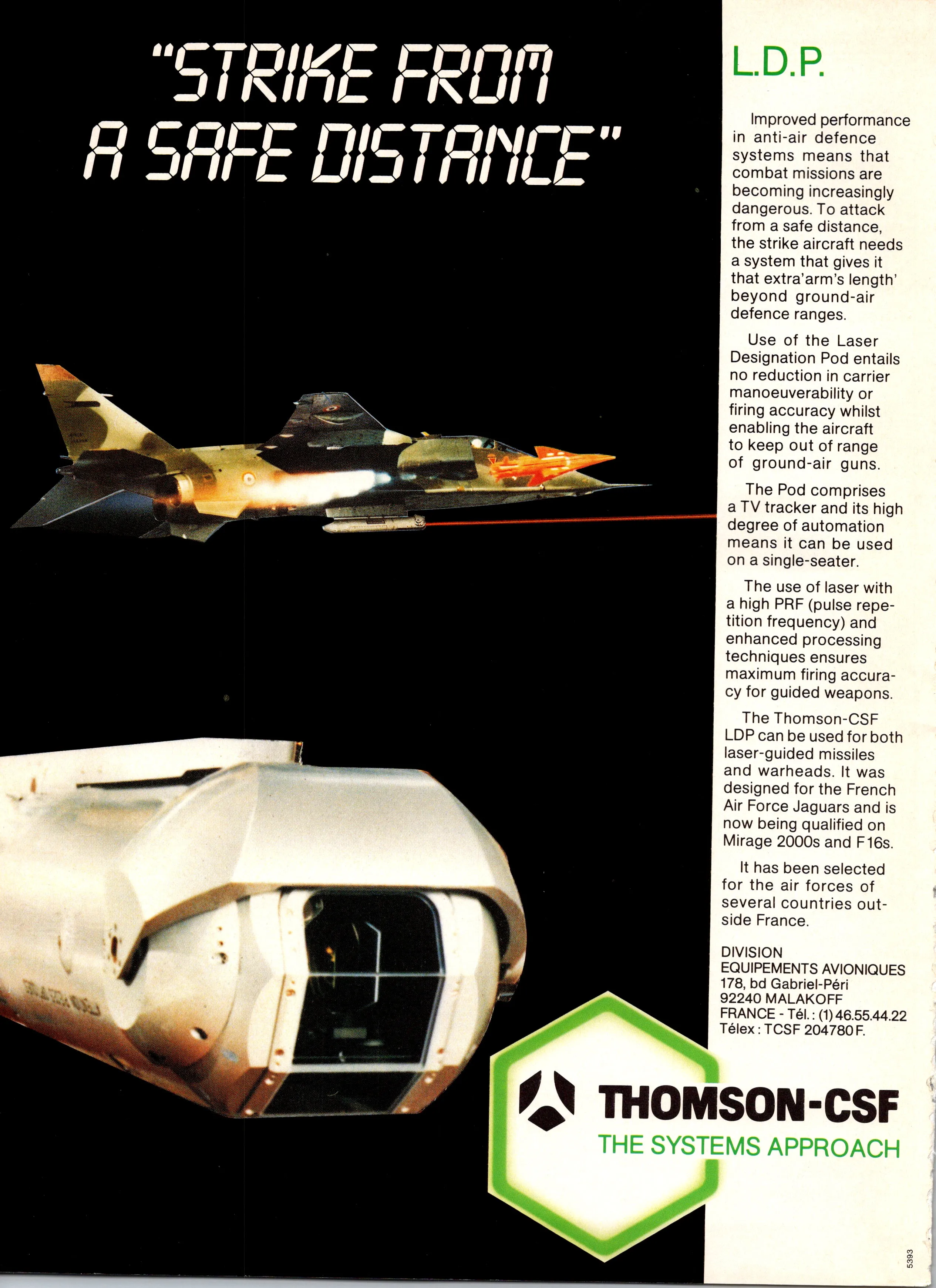 ORIGINAL VINTAGE PRINT ADS - WEAPON SYSTEMS