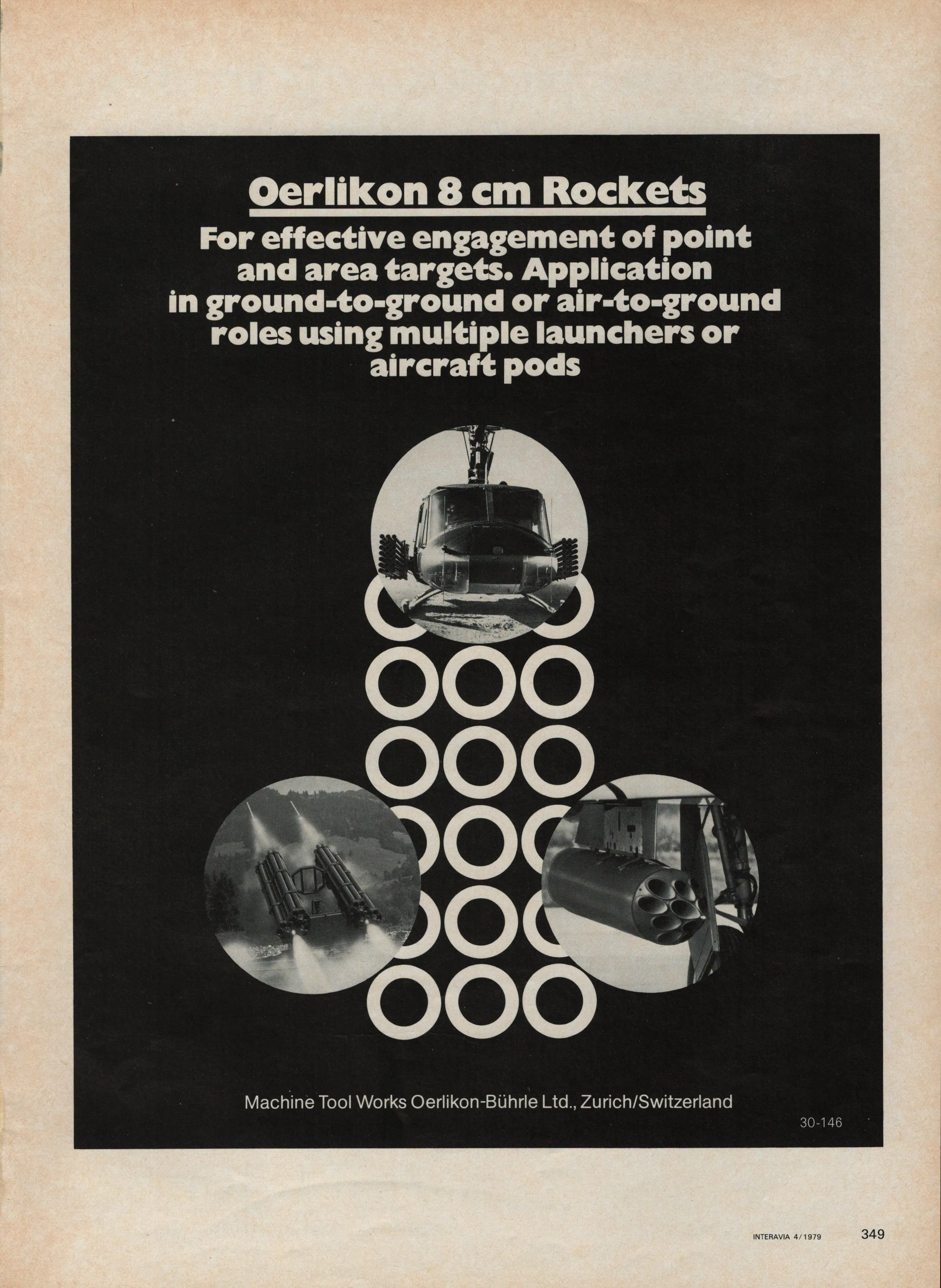 ORIGINAL VINTAGE PRINT ADS - WEAPON SYSTEMS