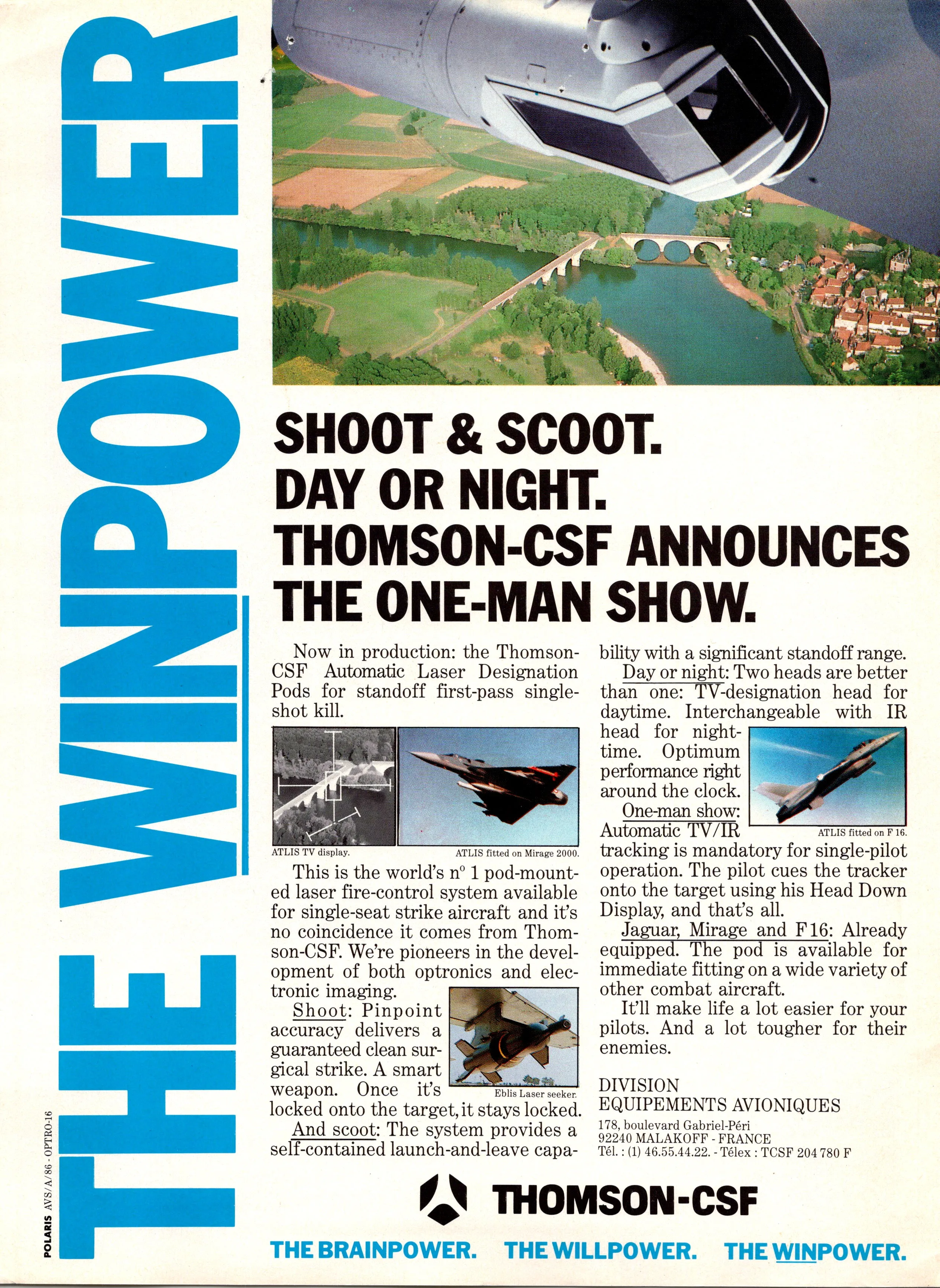 ORIGINAL VINTAGE PRINT ADS - WEAPON SYSTEMS