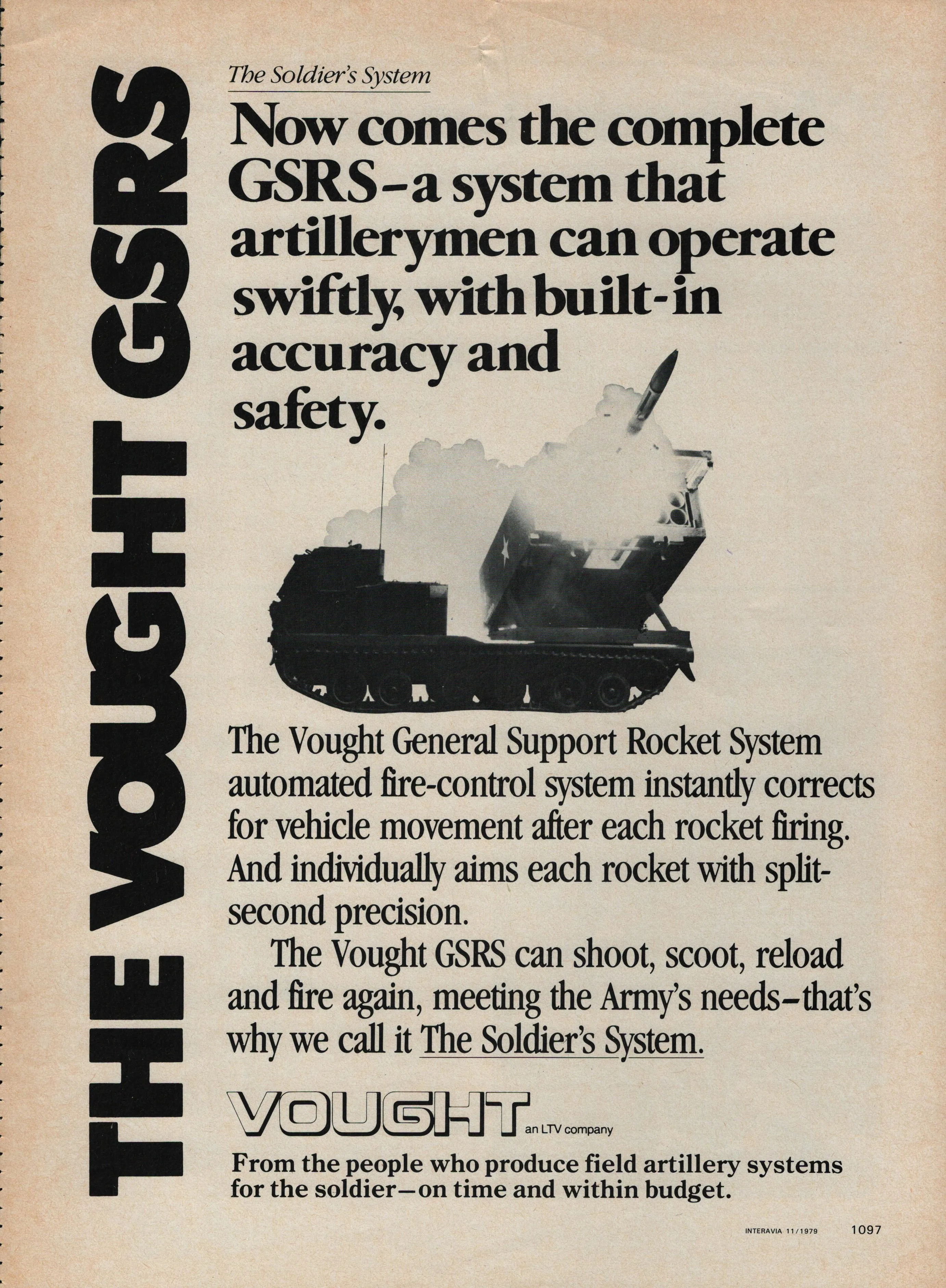ORIGINAL VINTAGE PRINT ADS - WEAPON SYSTEMS
