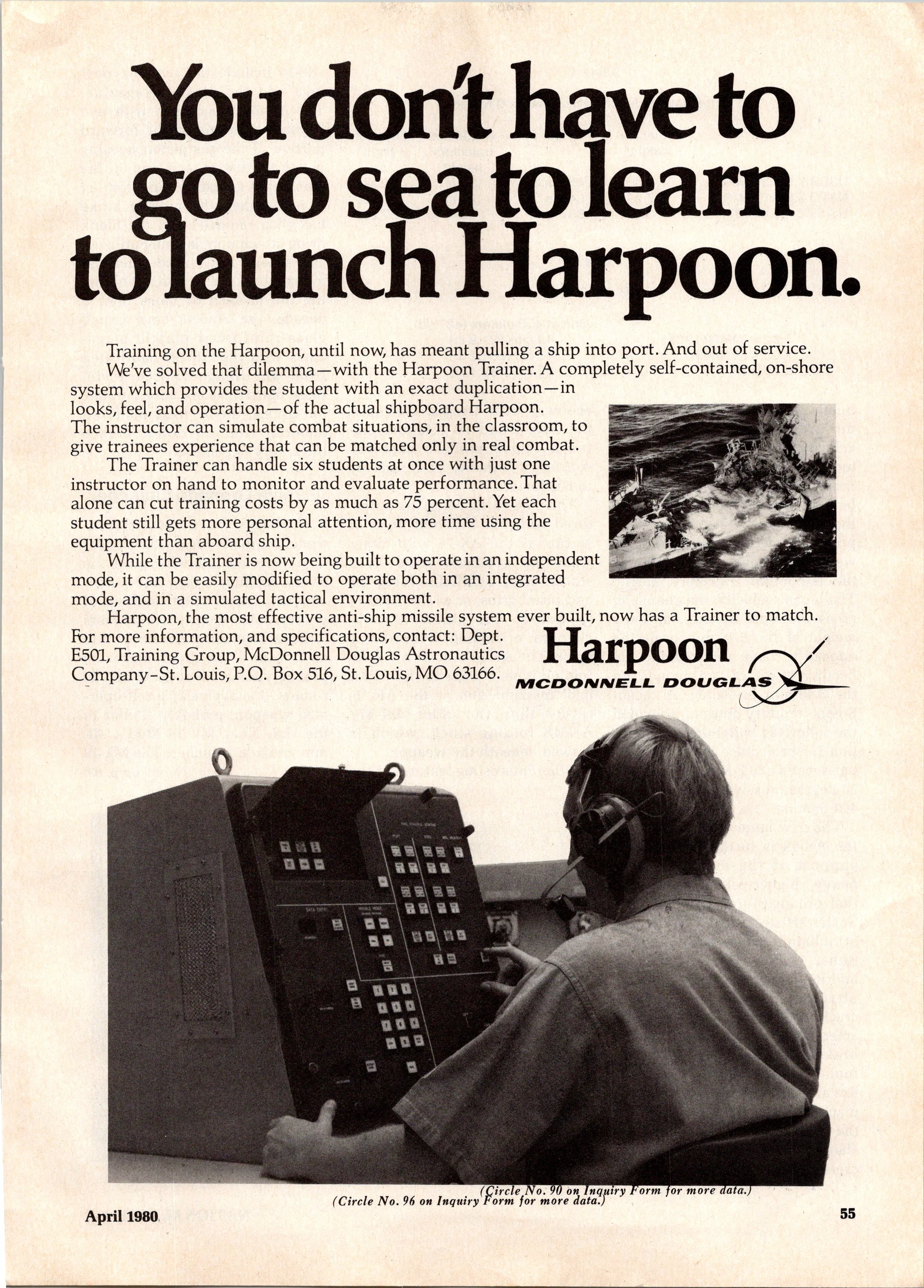 ORIGINAL VINTAGE PRINT ADS - WEAPON SYSTEMS