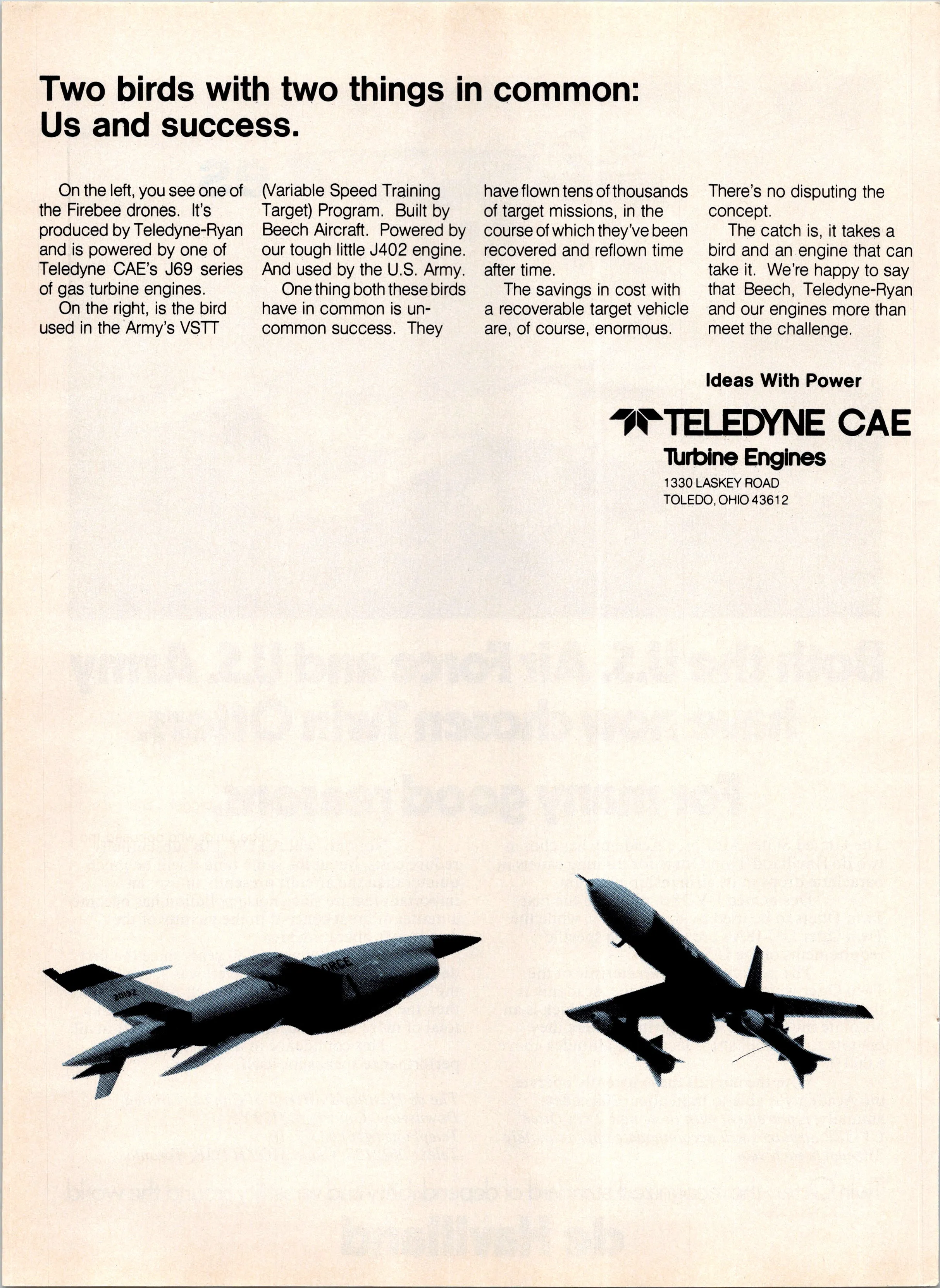 ORIGINAL VINTAGE PRINT ADS - WEAPON SYSTEMS