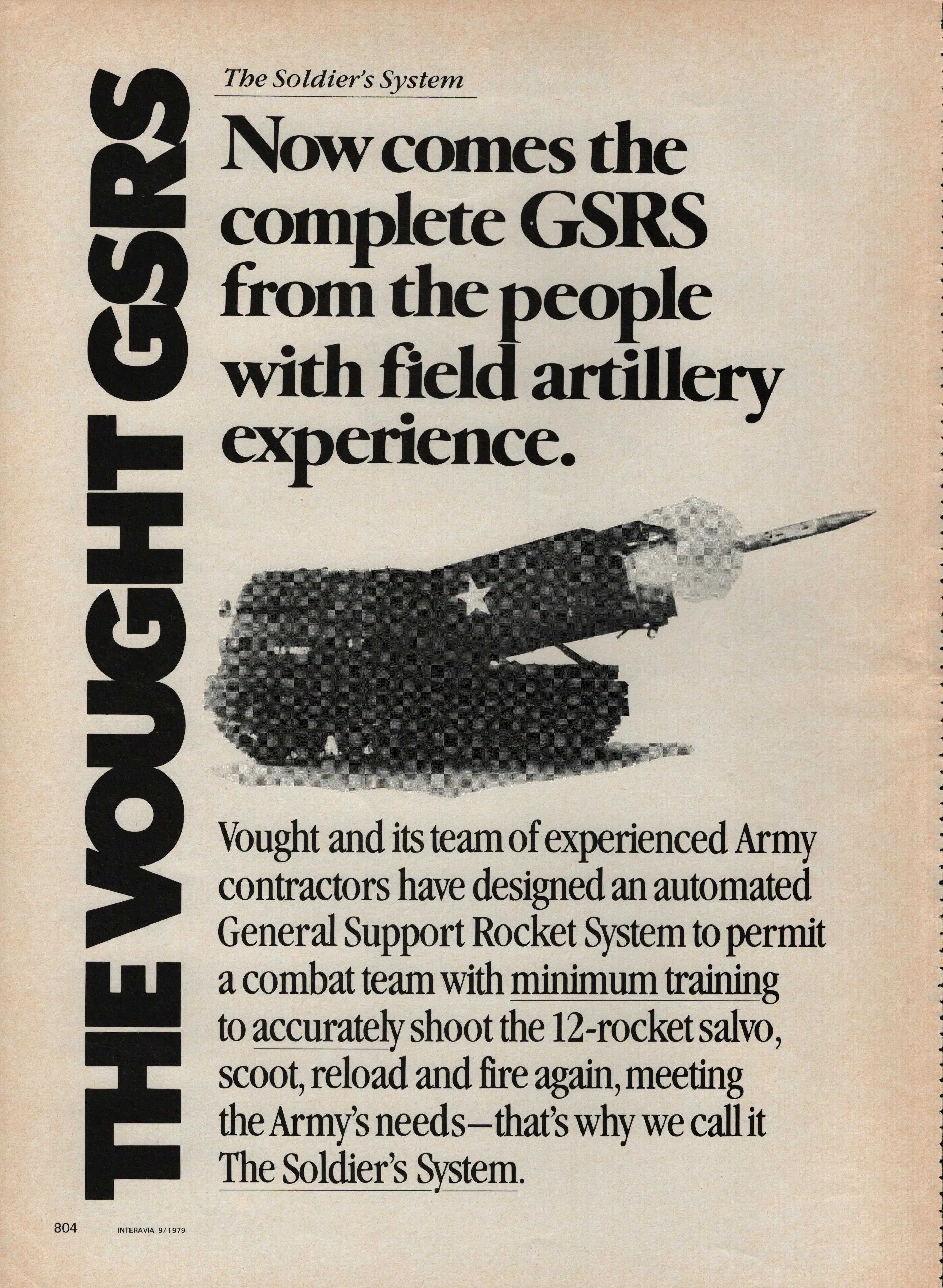 ORIGINAL VINTAGE PRINT ADS - WEAPON SYSTEMS