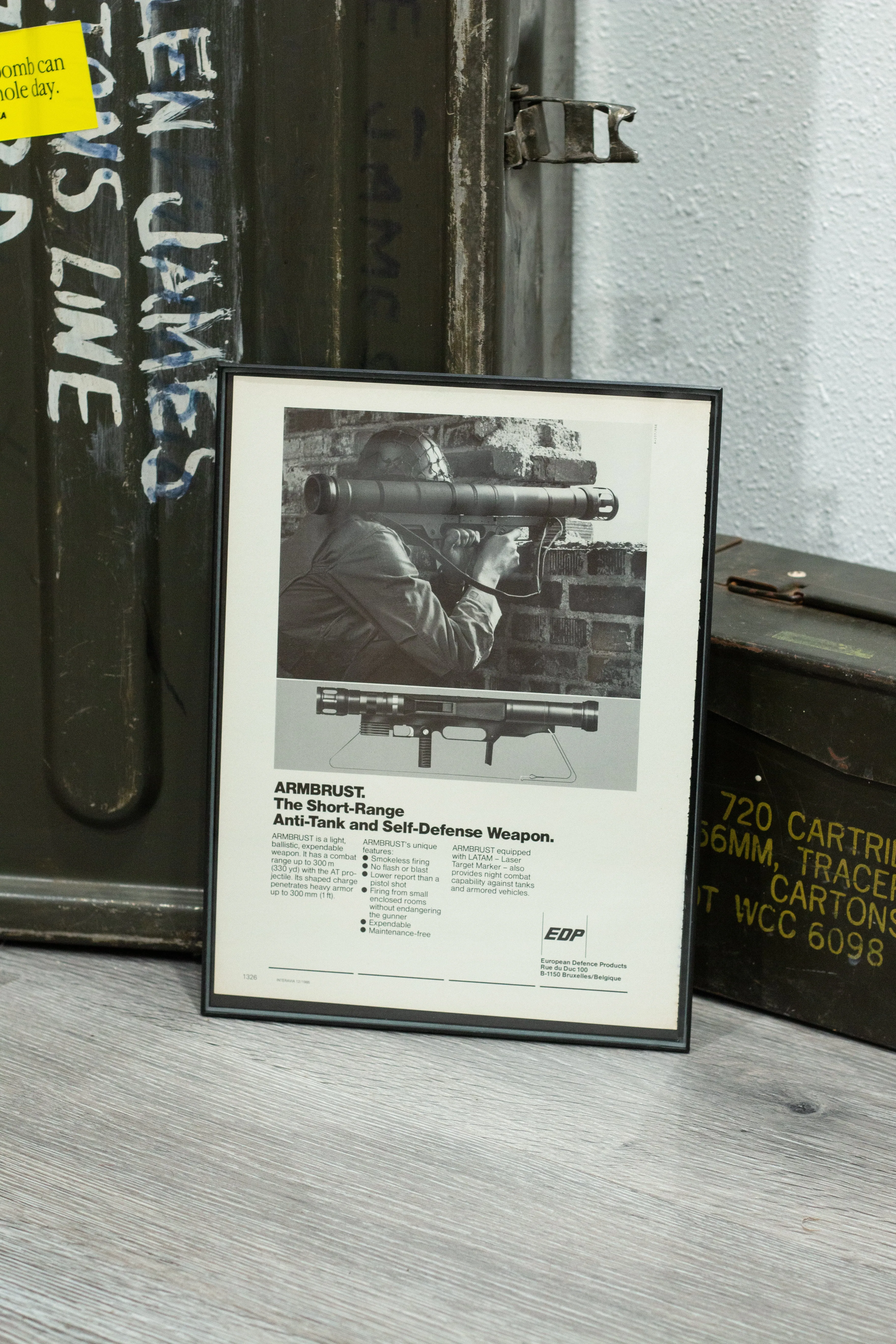 ORIGINAL VINTAGE PRINT ADS - WEAPON SYSTEMS