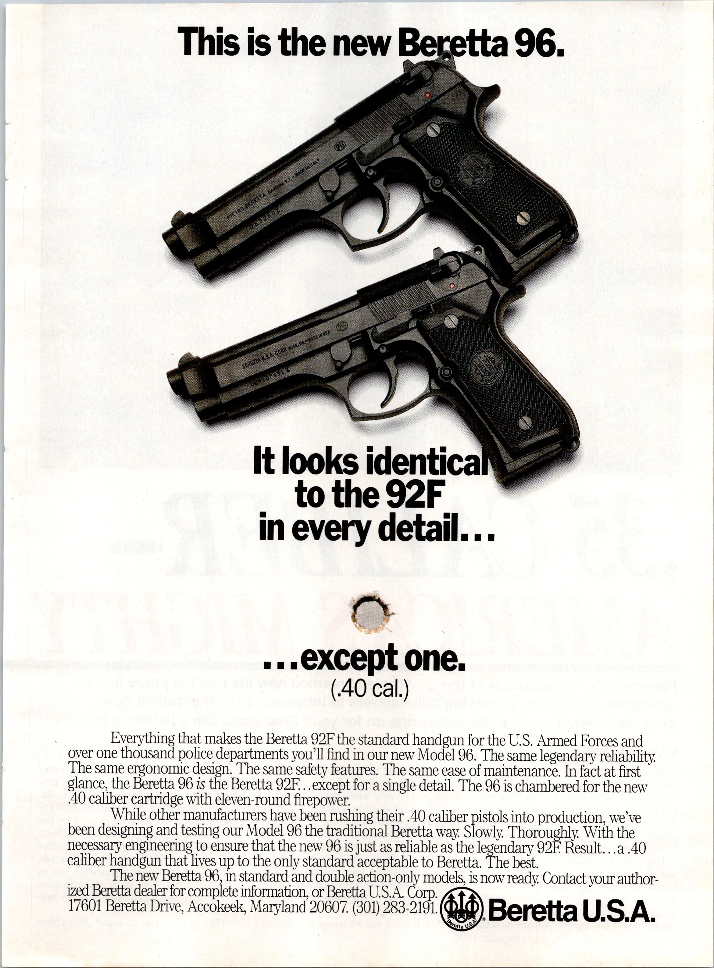ORIGINAL VINTAGE PRINT ADS - WEAPON SYSTEMS