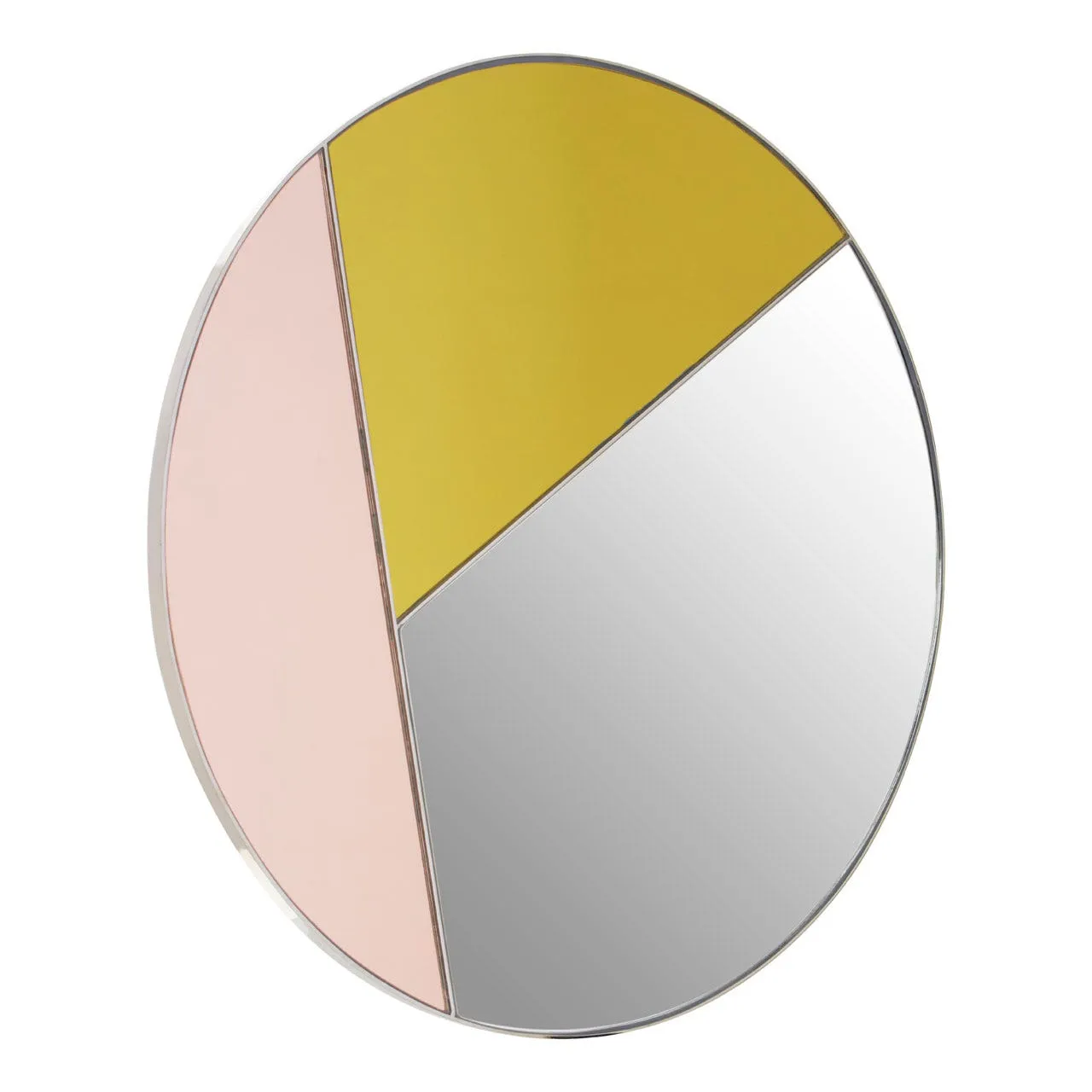 Pattern Round Wall Mirror