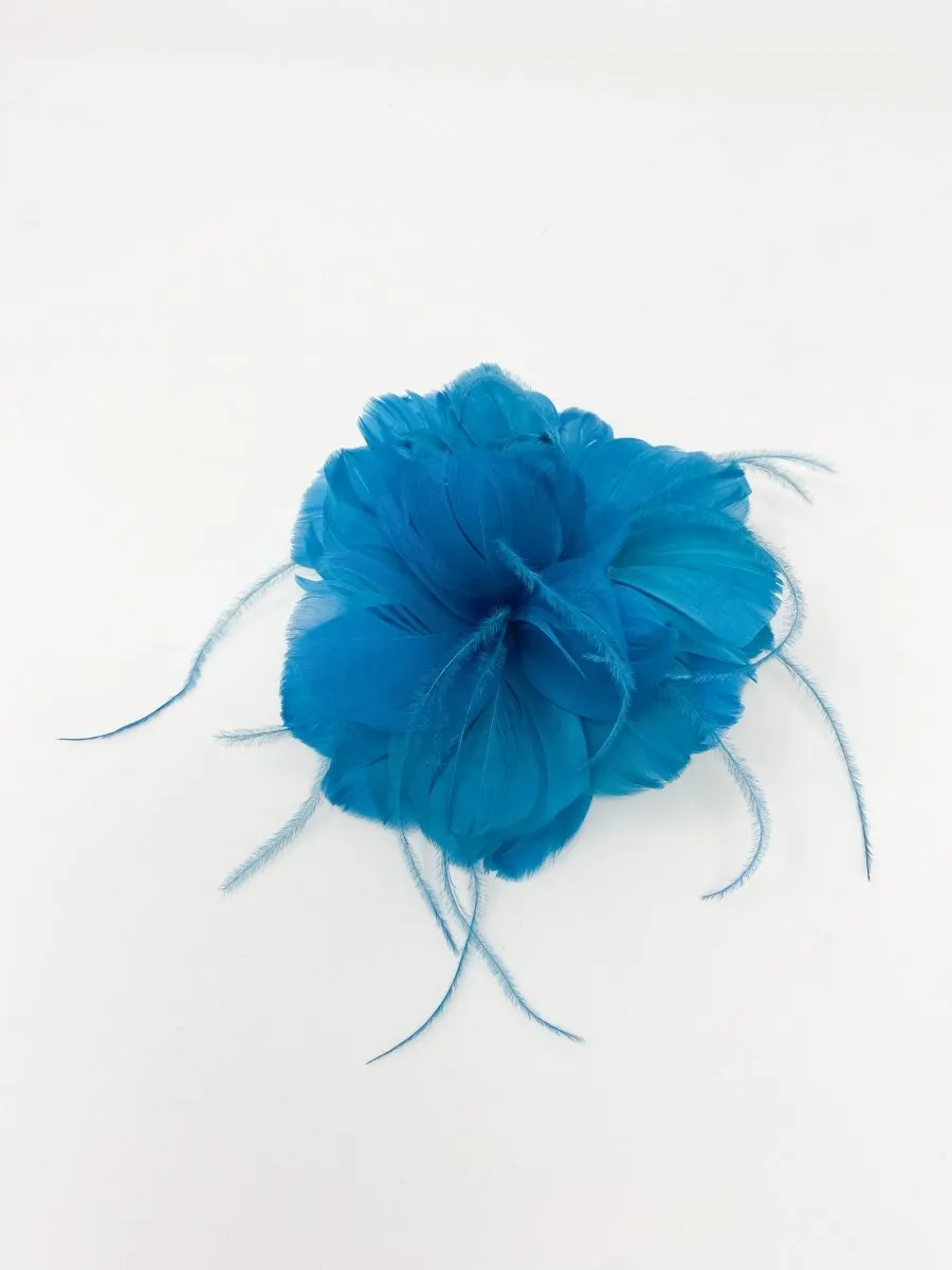 Peacock Feather Slide Fascinator