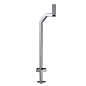 PEDESTAL 22PE1-2NIP-01-304 48" Stainless Gooseneck Pedestal - 2NIP Force and Safety