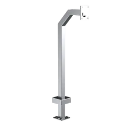 PEDESTAL 22PE1-2NIP-04-304 42" Stainless Gooseneck Pedestal - 2NIP Solo