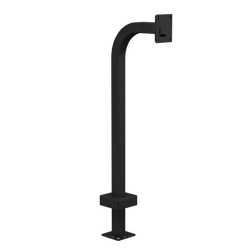 PEDESTAL 22PE1-2NIP-04-CRS 42" Steel Gooseneck Pedestal - 2NIP Solo