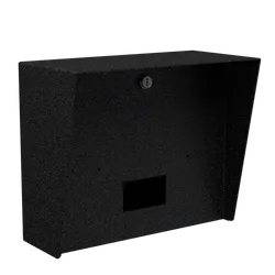 PEDESTAL PRO 1210HOU-2NIP-01-CRS 12" x 10" Landscape Steel Housing fits 2NIP Indoor Touch 2.0