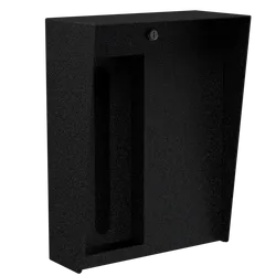 PEDESTAL PRO 1216HOU-SWIF-02-CRS 12x16 Steel Housing - Swiftlane Swiftreader X Flush Mount