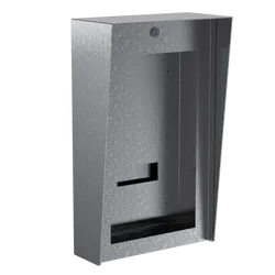 PEDESTAL PRO 1220HOU-BUT-01-304 12x20 Stainless Housing - ButterflyMX 8" Recessed Video Intercom