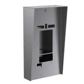 PEDESTAL PRO 1222HOU-BUT-01-304 12X22 Stainless Housing - ButterflyMX 7" Recessed Video Intercom