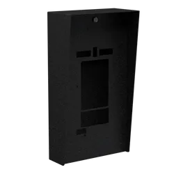 PEDESTAL PRO 1222HOU-BUT-01-CRS 12"x22" Mild Steel Housing, ButterflyMX 7" Recessed Video Intercom