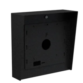 PEDESTAL PRO 1616HOU-BUT-01-CRS 16"x16" Mild Steel Housing, ButterflyMX 11.6" Surface Video Intercom