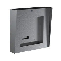 PEDESTAL PRO 2020HOU-BUT-01-304 20x20 Stainless Housing - ButterflyMX 12" Recessed Video Intercom