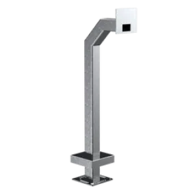 PEDESTAL PRO 33PE1-2NIP-03-304 42" Stainless Gooseneck Pedestal - 2NIP Indoor Touch 2.0