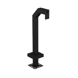 PEDESTAL PRO 33PE1-2NIP-04-CRS 42" Heavy Duty Gooseneck Pedestal - 2NIP Access Unit M