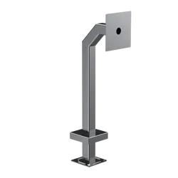 PEDESTAL PRO 33PE1-FARP-01-304 42" Stainless Gooseneck Pedestal - Farpointe P-900 HA