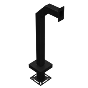 PEDESTAL PRO 33PE1-PPRO-01-CRS 42" Heavy Duty Gooseneck Pedestal - Surface Mount Single Gang Cutout