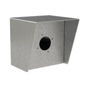 PEDESTAL PRO  66HOU-PAXT-05-304 6"x6" Stainless Steel Housing, Paxton Proximity metal reader, chrome