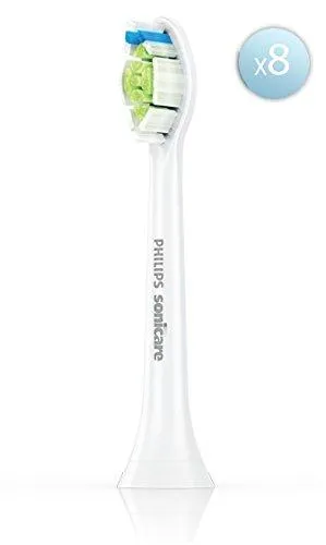 Philips DiamondClean White Replacement Heads - 8 Pack