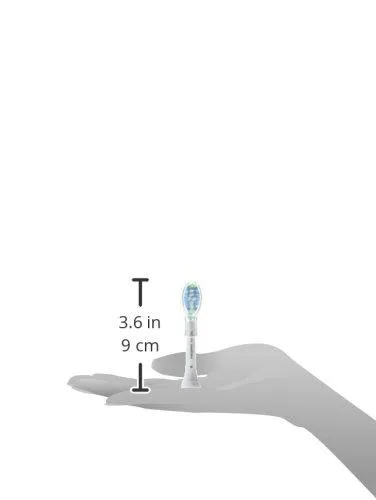 Philips Sonicare Adaptive Clean replacement toothbrush heads, HX9042/64, White 2-count