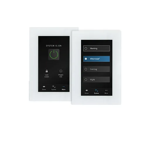 Powersoft Wall Mount Touch, PoE fed Wall-Mounted Touch Screen for the Dynamic Music Distribution Systems - White