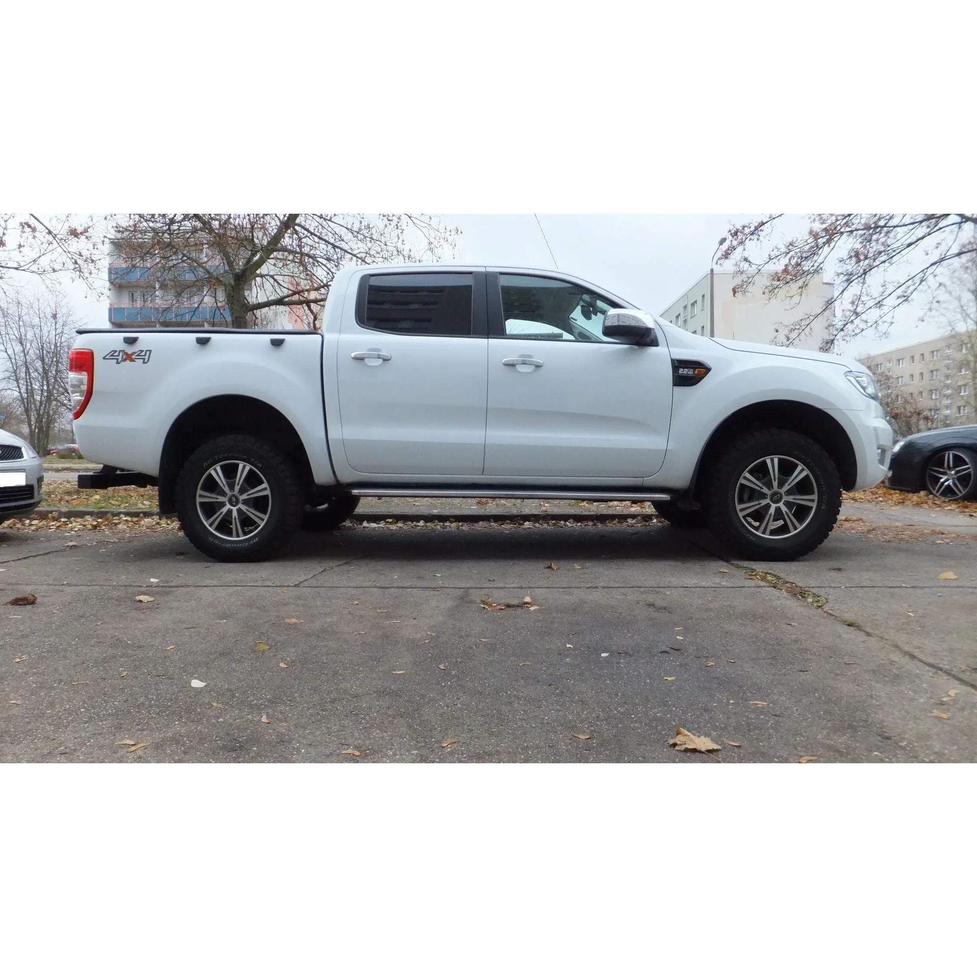 Premier Side Steps Running Boards for Ford Ranger 2012-2022 MK3 T6 (P375) DC