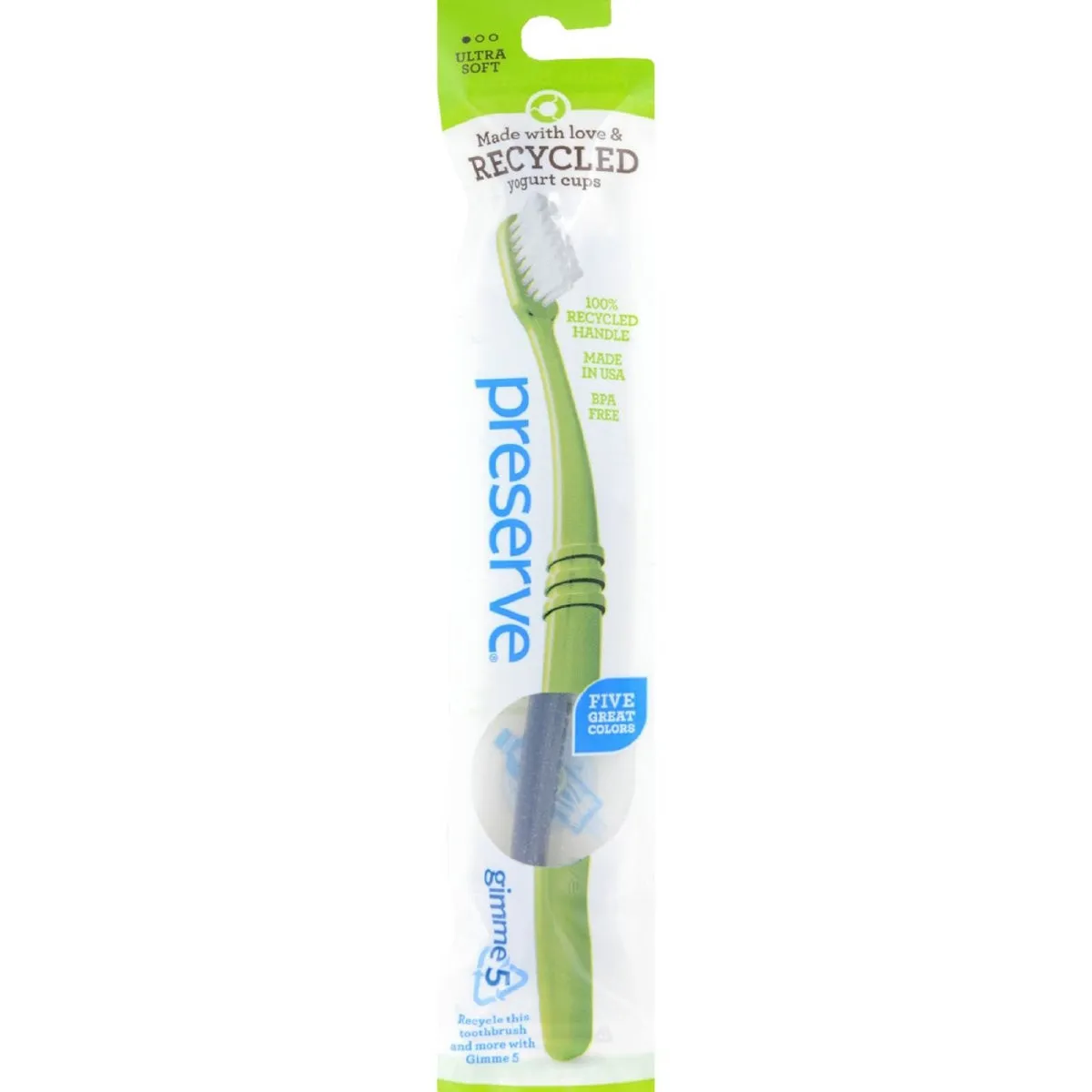 PRESERVE - Toothbrush Ultra Soft Bristle - 1 Toothbrush