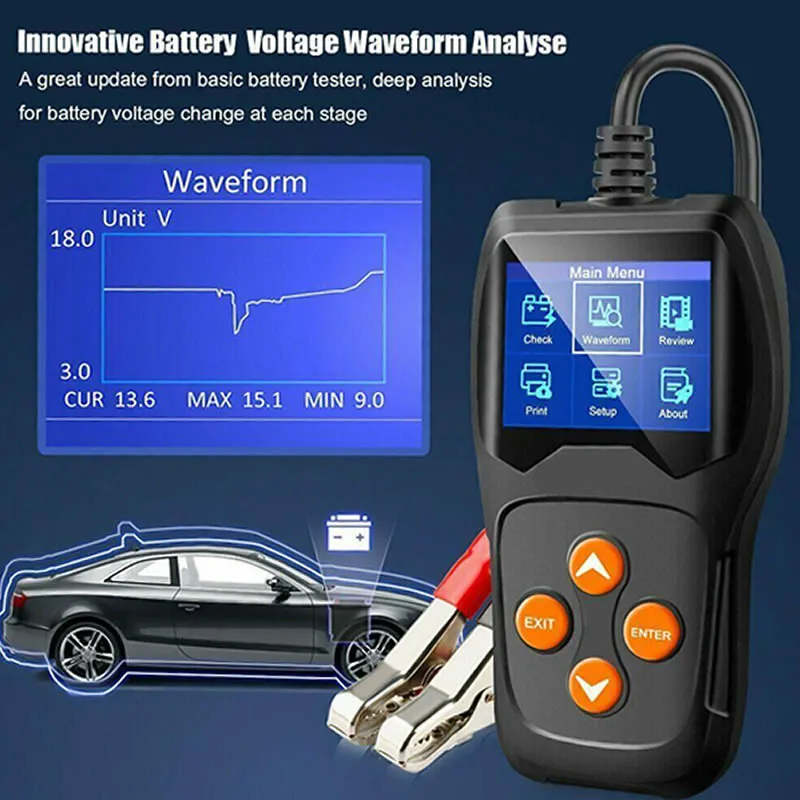 Professional KW600 Car Battery Tester Tool-NG-127