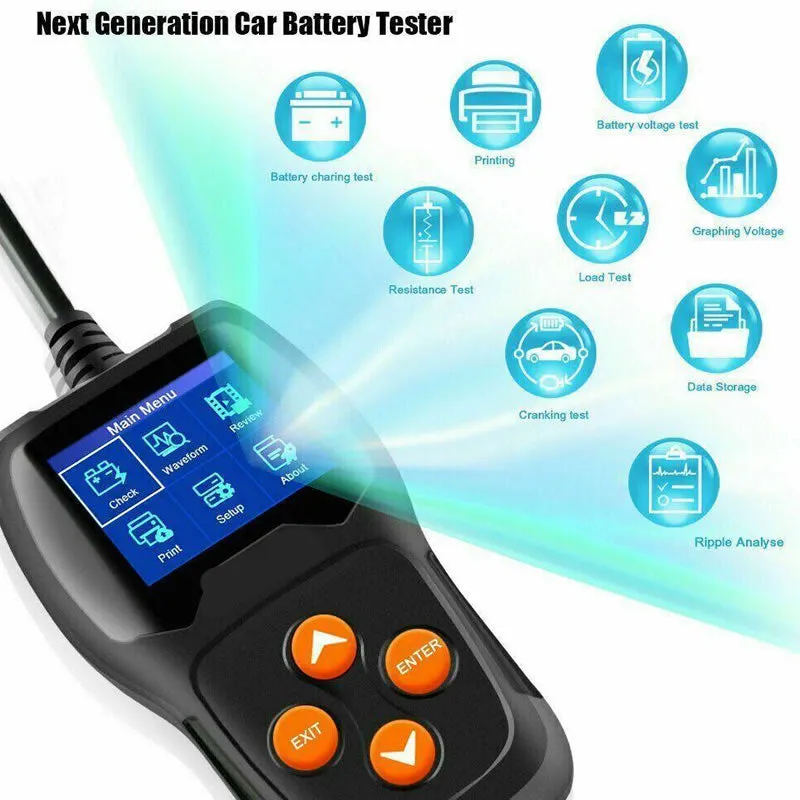 Professional KW600 Car Battery Tester Tool-NG-127