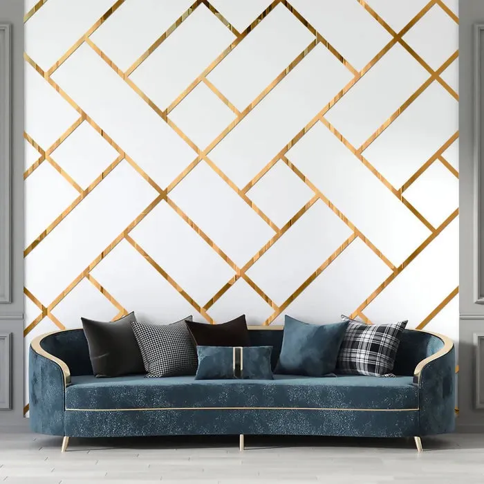 "3D Acrylic Mirror Wall Strips | Home and Office Decor