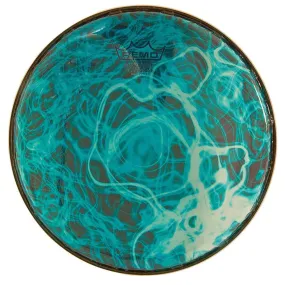Remo Skyndeep Clear Tone R Series Doumbek Head 10"x1/2" - Turquoise Mist