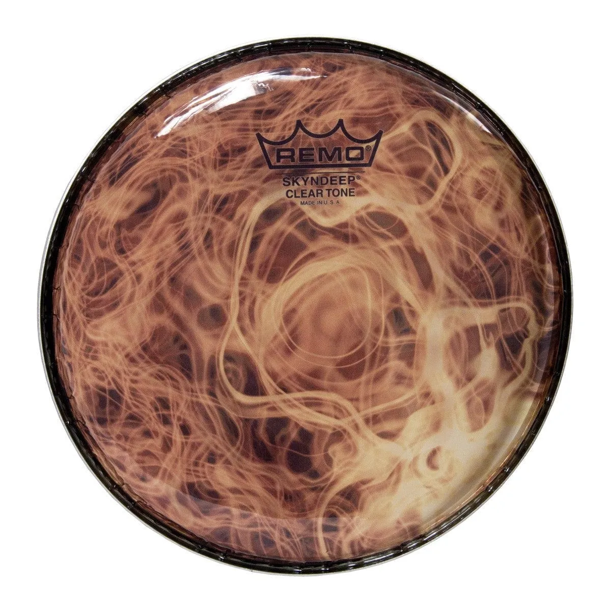 Remo Skyndeep Clear Tone R Series Doumbek Head 8"x1/2" - Yellow Mist