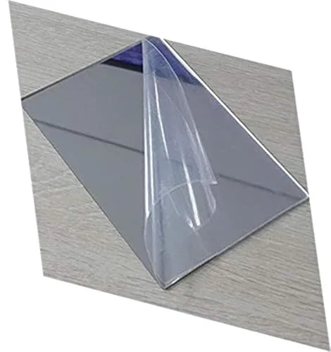 Silver Mirror Sheet, 12x12 Inches (30x30 cm), Large 60x60 cm Reflective Surface for Decorative and Functional Use