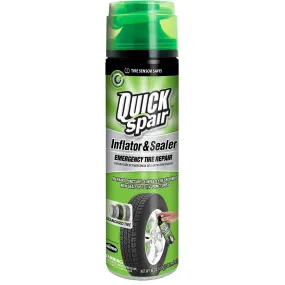 Slime® 60189 Quick Spair® Eco Friendly Tire Inflator & Sealer, 16 Oz
