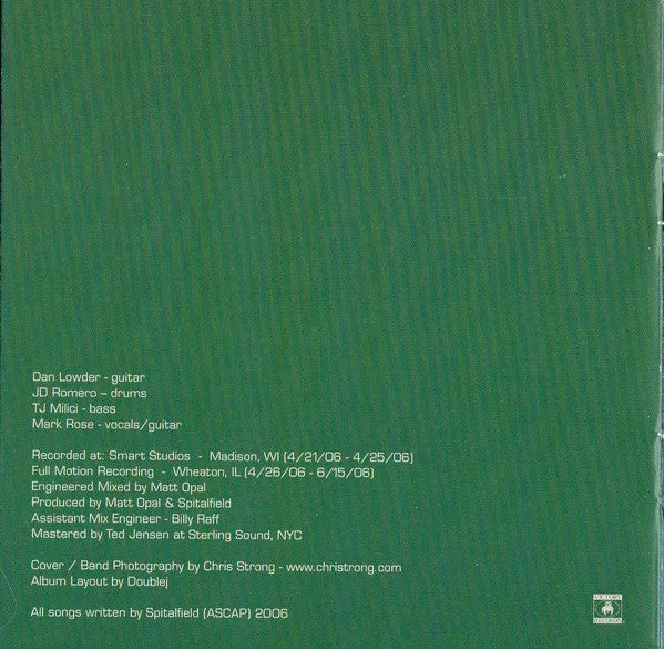 Spitalfield - Better Than Knowing Where You Are (CD, Album) (NM or M-)