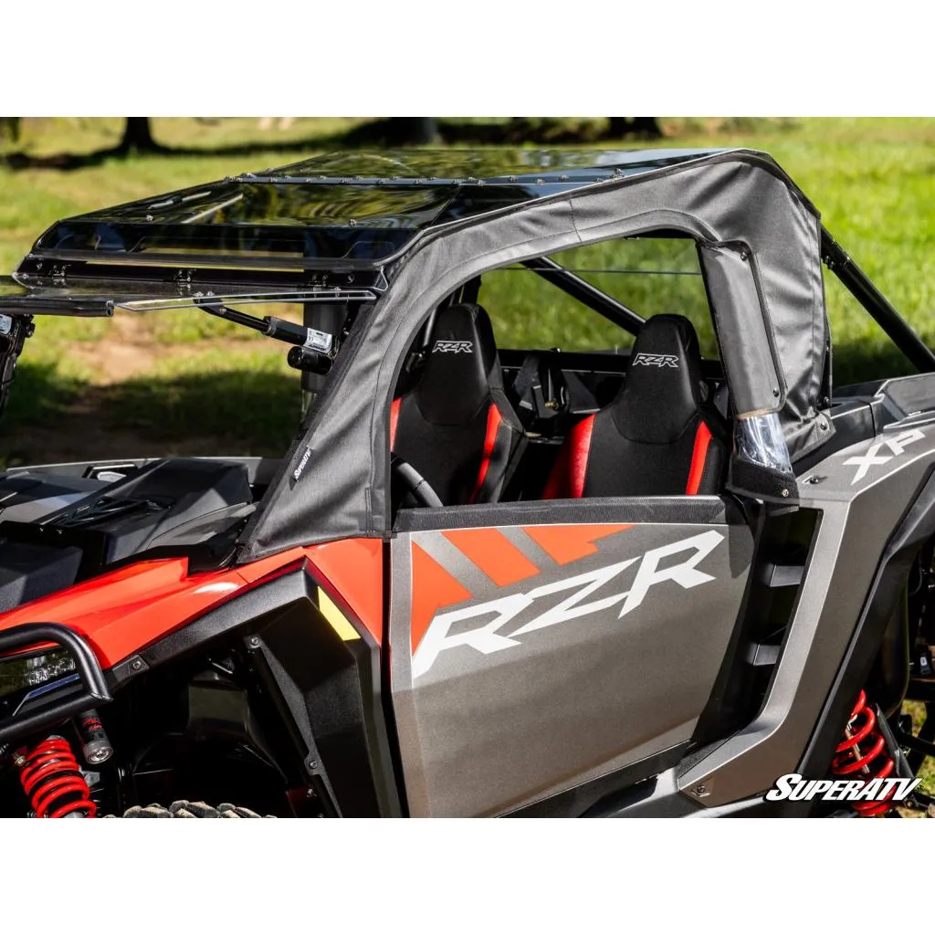 SuperATV Polaris RZR XP Primal Soft Cab Enclosure Upper Doors