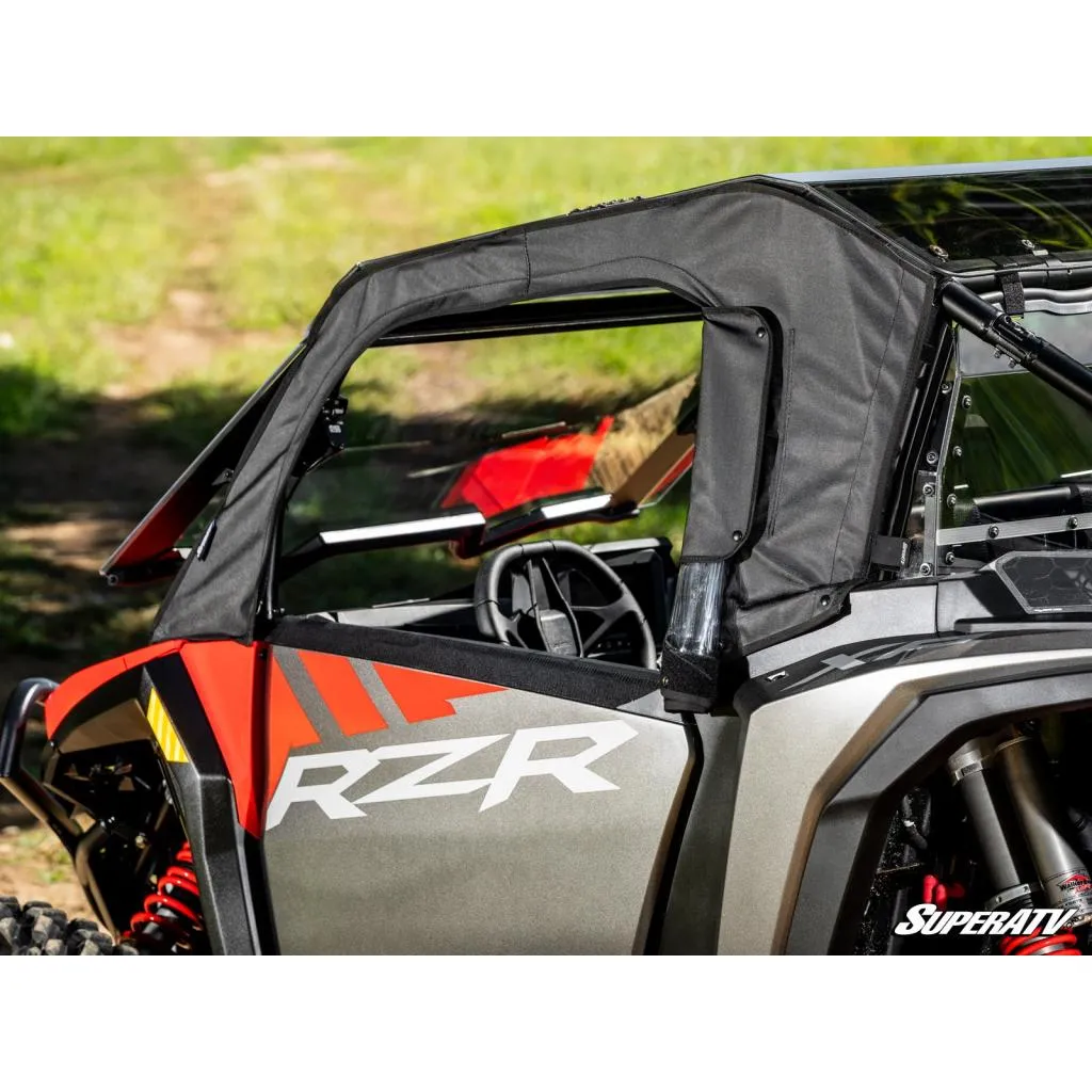 SuperATV Polaris RZR XP Primal Soft Cab Enclosure Upper Doors