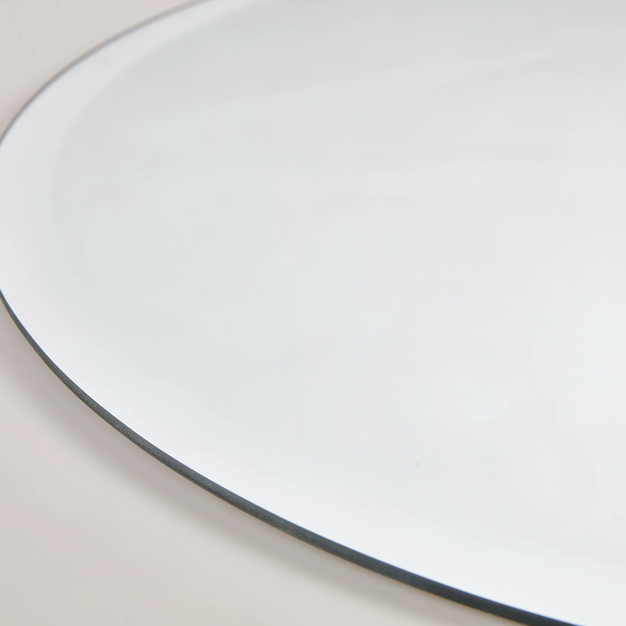 Tate Round Frameless Wall Mirror
