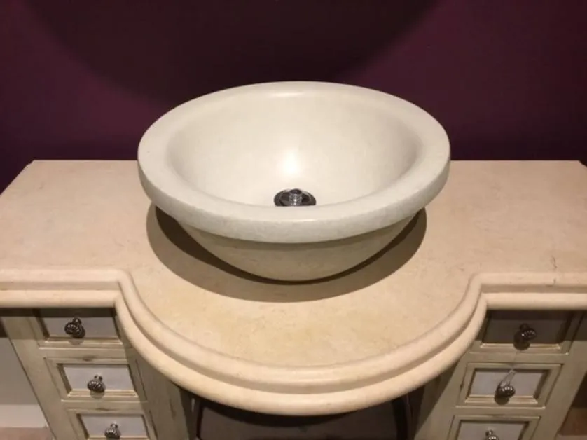 The Furniture Guild Stone Top Vanity, Stone Sink