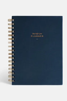 The Self Care Planner, Weekly Edition, Navy Blue Linen